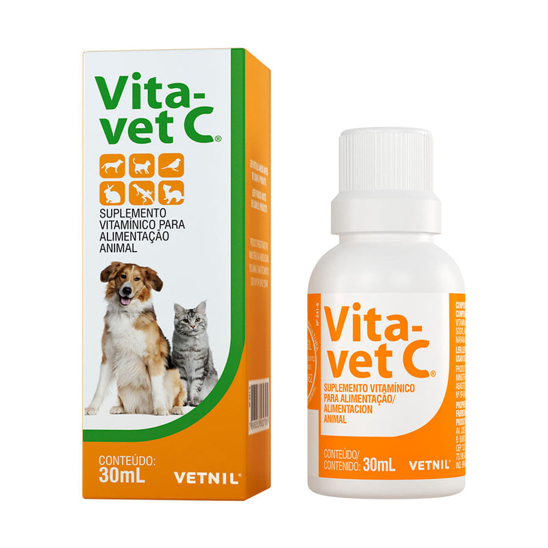 Vitamina Vetnil Vita Vet C Gotas 30ml
