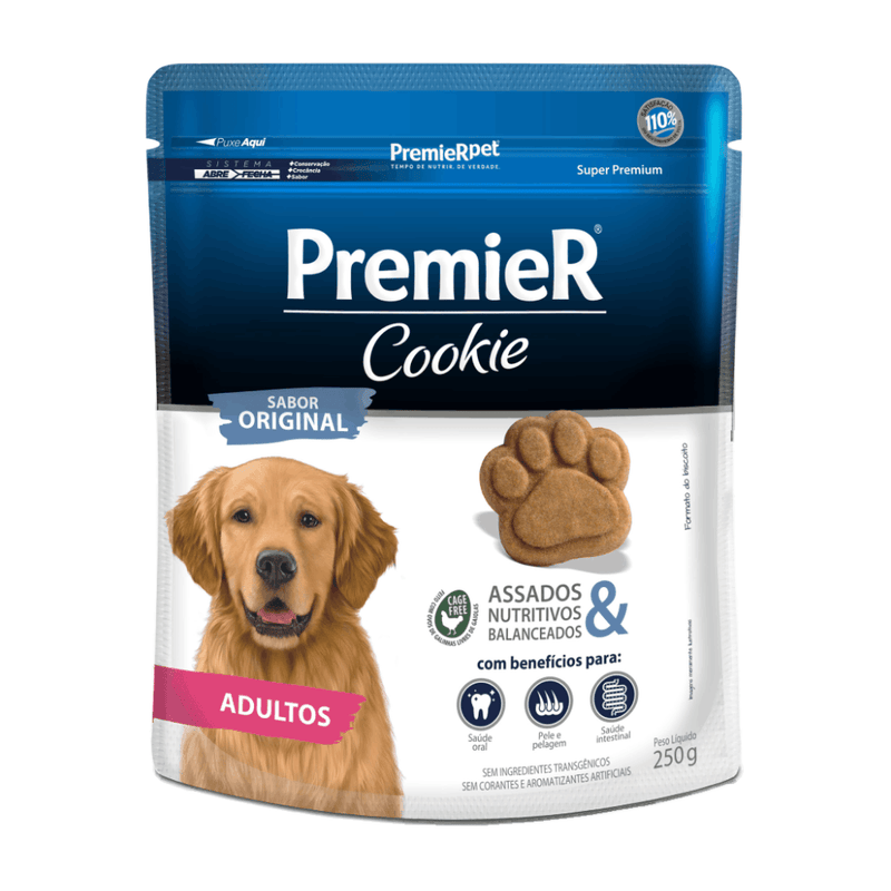 Cookie Premier Para Cães Filhotes - Sabor Original - 250g