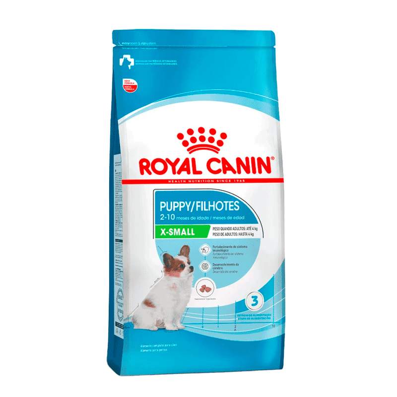 Ração Seca Royal Canin X-Small Para Cães Filhotes de Porte Mini 1kg