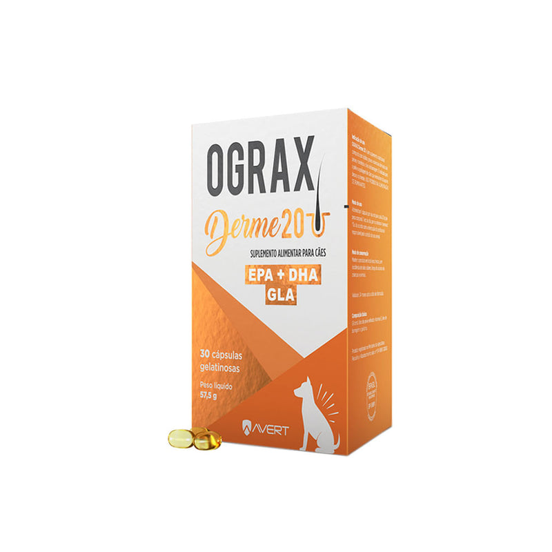 Ograx Derme 20 Avert com 30 Cápsulas