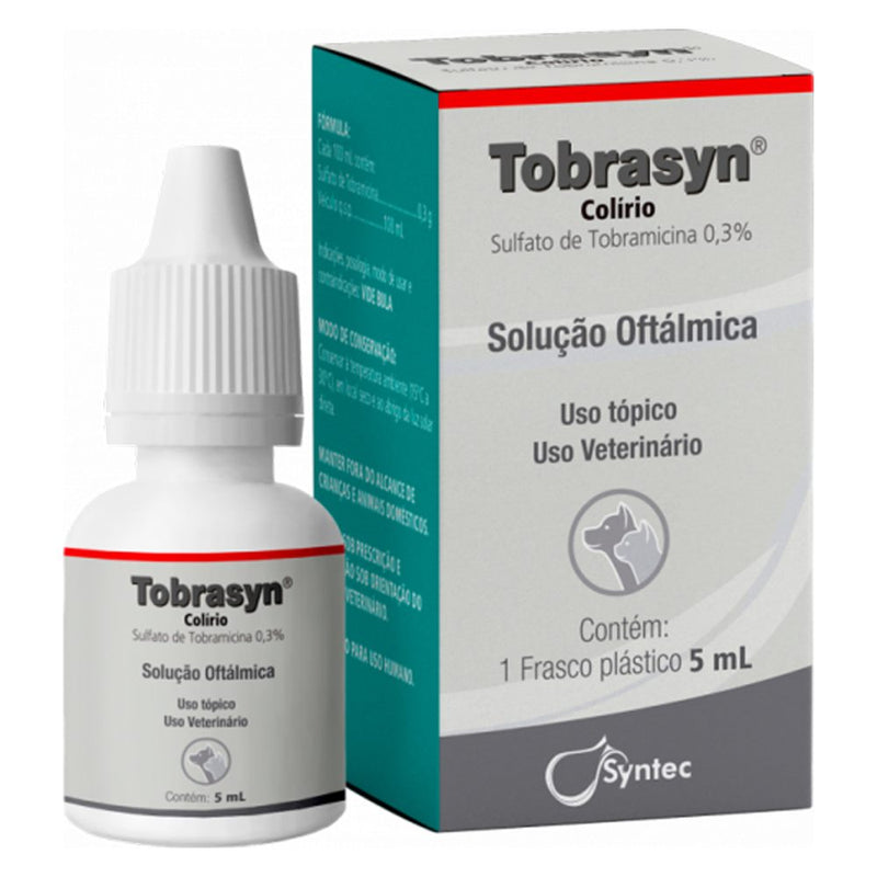 Colírio Tobrasyn para Cães e Gatos Syntec 5ml