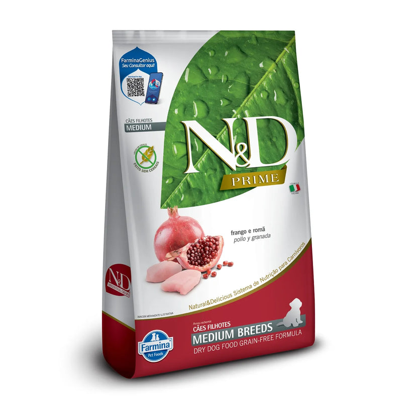 Ração N&D Prime Cães Adultos Mini Sabor Cordeiro e Blueberry 800 G