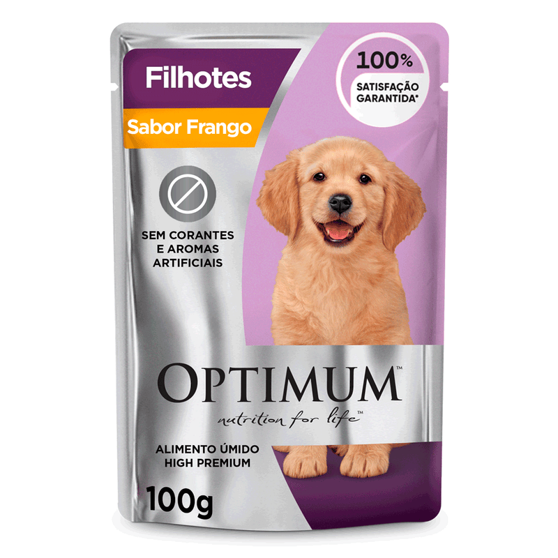 Sachê Optimum Gatos Adultos Sabor Carne 85g