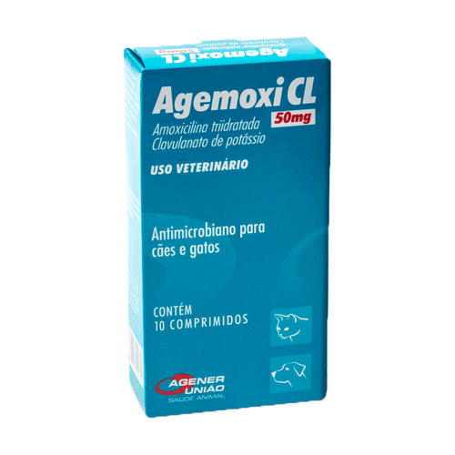 Agemoxi Cl 50mg com 10 Comprimidos