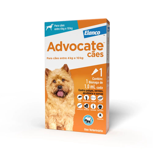 Advocate Combo Caes 4 A 10kg 1,0ml