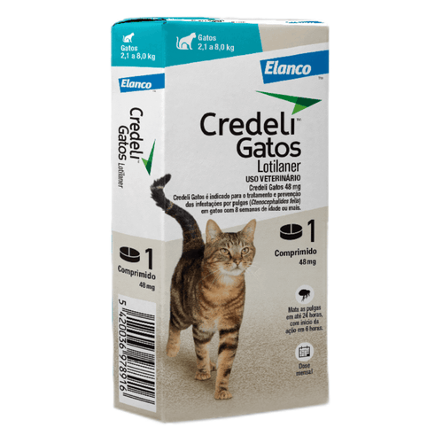 Credeli Gatos Tab 48mg 2-8kg 1comp