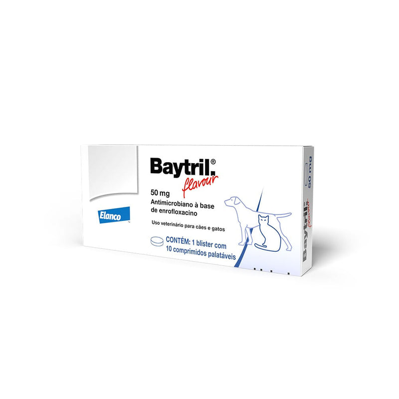 Baytril Flavour 150mg 10comp - Elanco