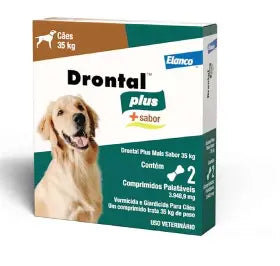 Drontal Plus Sabor Carne 35 Kg 2 Cp