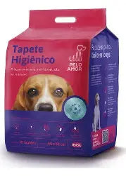 Tapete Higiênico Alta Absorção Pelo Amor Ibasa com 30un