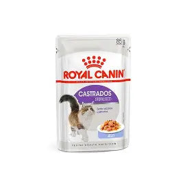Ração Úmida Royal Canin Jelly Para Gatos Adultos Castrados Sachê 85g