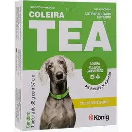 Coleira Antiparasitária Externo Konig Para Cachorros 57cm