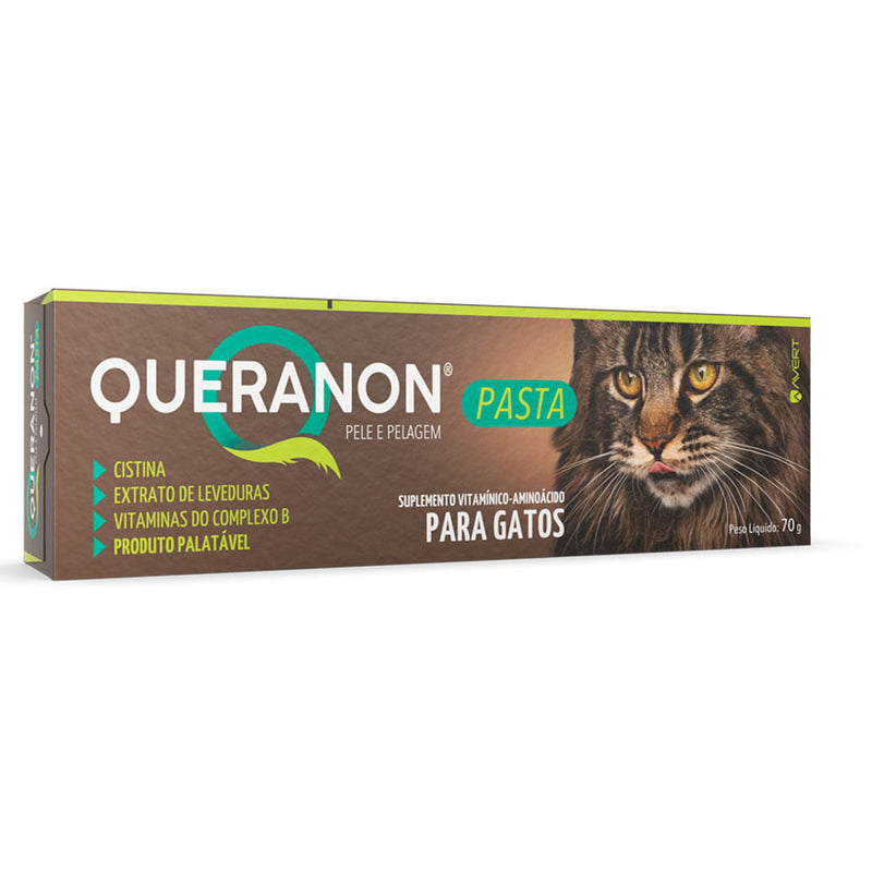 Suplemento Alimentar para Gatos Pasta Queranon 70g