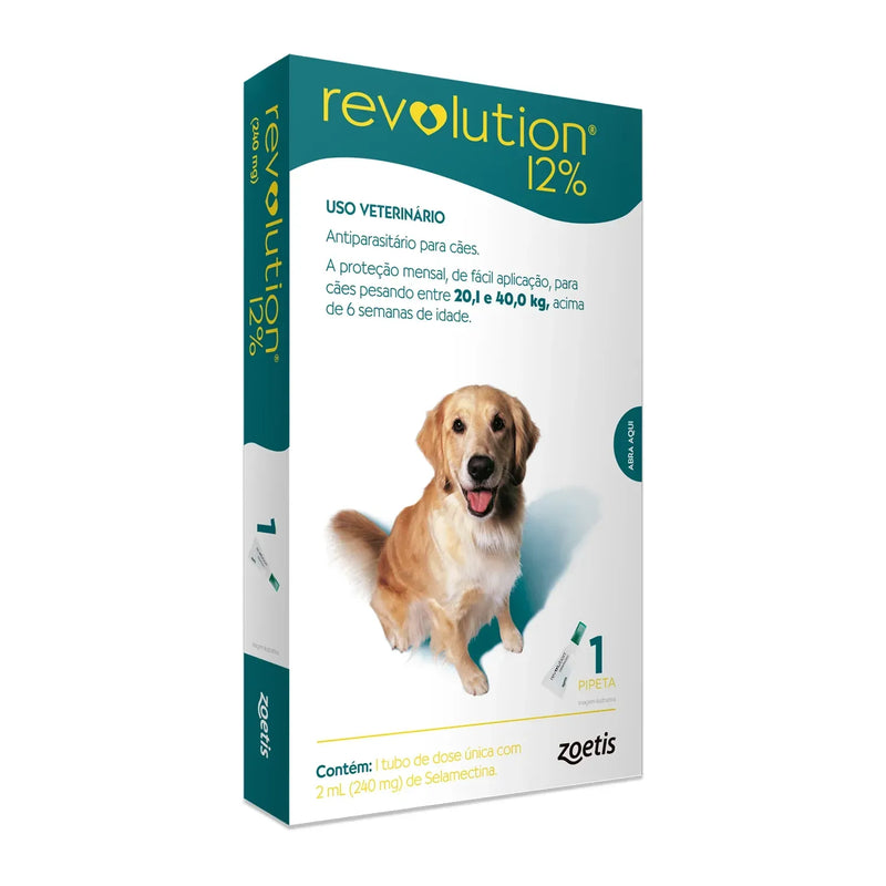 Revolution 12% Antiparasitario Caes 240mg