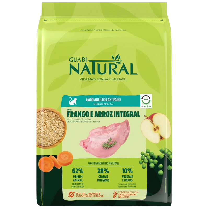 Guabi Natural Cão Adulto Mini e Pequeno Cordeiro e Aveia 2,5kg
