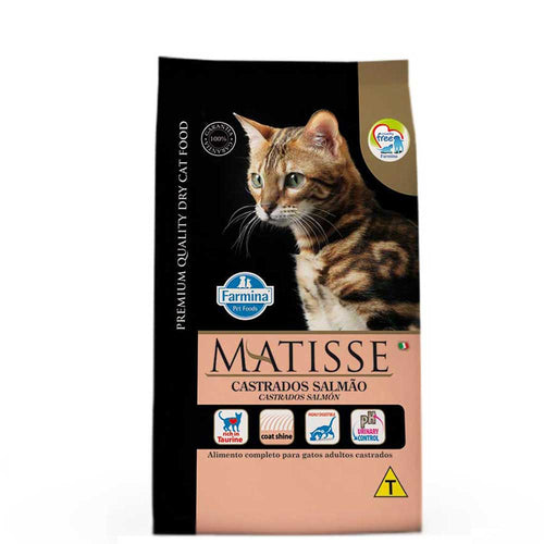 Ração Farmina Matisse Salmão Para Gatos Adultos Castrados 2kg
