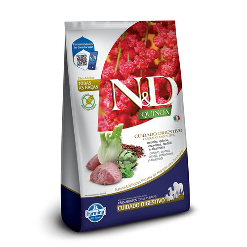 Ração Farmina N&D Quinoa Controle de Peso Suíno Para Cães Adultos Raças Pequenas 800g