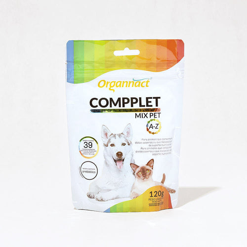 Suplemento Vitamínico Compplet Mix Pet a-Z Organnact 60g