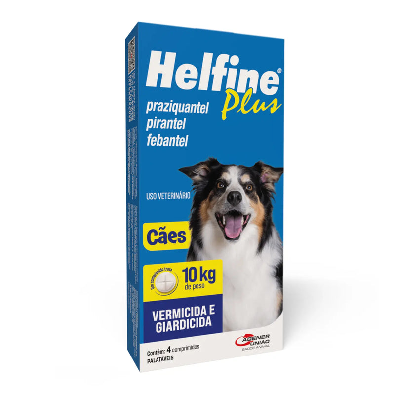 Vermifugo Plus Para Caes E Gatos Vetmax 4 Comprimido