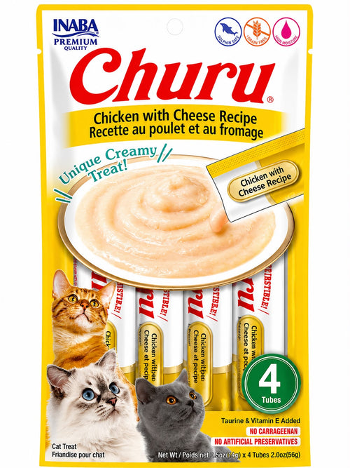 Churu Cat Frango C/ Queijo 14g Unidade Gatos