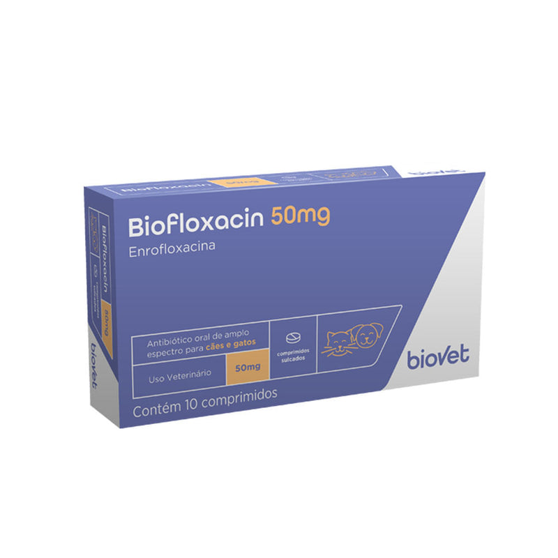 Biofloxacin 50mg 10 Comprimidos
