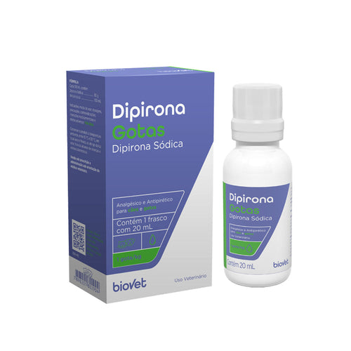 Dipirona Gotas Biovet Para Caes E Gatos 20ml