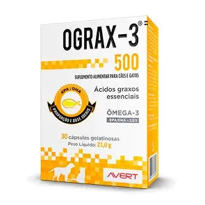 Ograx-3 500 Avert com 30 Cápsulas