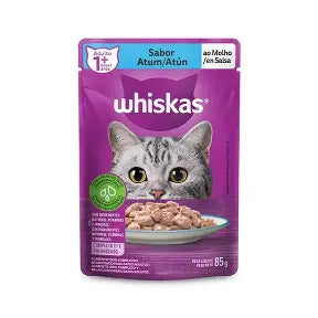 Sachê Whiskas Gatos Adultos Atum ao Molho 85g