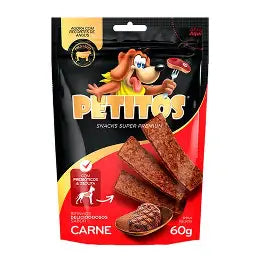 Snack para Cães Petitos Bifinho Sabor Carne 60g