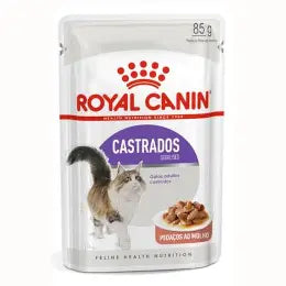 Ração Úmida Royal Canin Para Gatos Adultos Castrados Sachê 85g