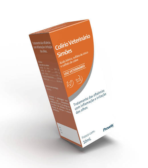 Colírio para Cães E Gatos - Provets Simões - 10 Ml