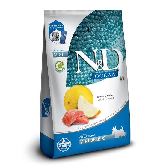Ração N&D Ocean Salmão E Melão Para Cães Adultos Raças Pequenas 2,5kg