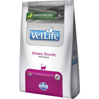 Ração Farmina Vet Life Natural Urinary Struvite Para Gatos Adultos 400g