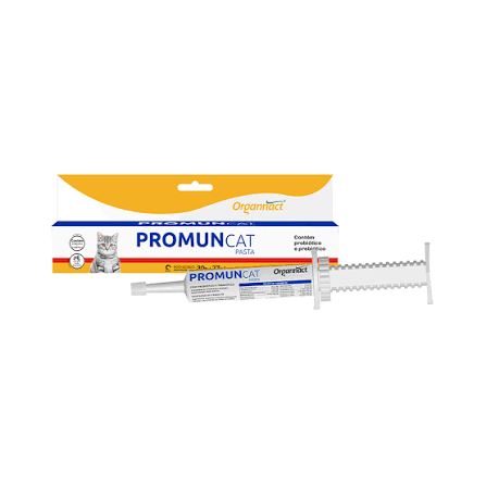 Suplemento Alimentar Para Gatos Promun Cat Pasta Organnact 27ml