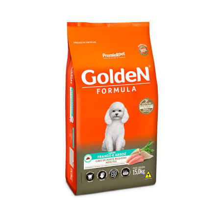 Ração Golden Formula Cão Adulto Mini Bits Porte Pequeno Frango E Arroz 3kg