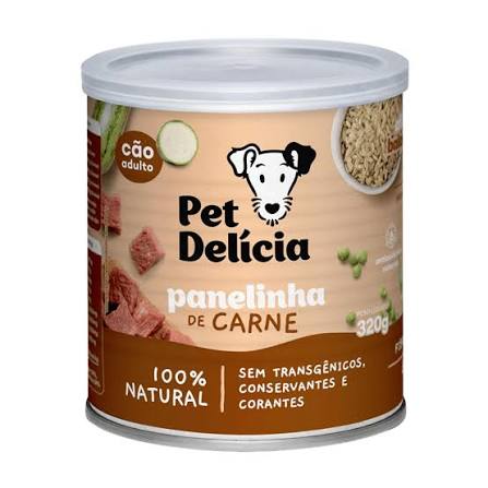 Pet Delicia Cao - Panelinha De Carne 320gr