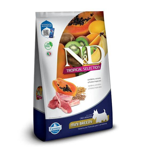 Ração N&D Tropical Cão Adulto Porte Pequeno Cordeiro 2,5kg