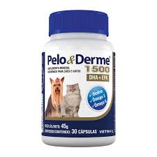 Suplemento Pelo & Derme Dha + Epa 1500 Vetnil com 30 Cápsulas