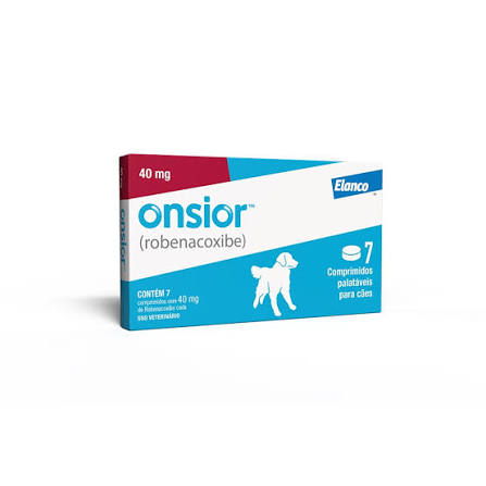 Onsior para Cães Acima de 20kg 40mg Elanco 7 Comprimidos