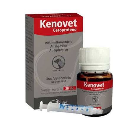 Kenovet Cetoprofeno Anti Inflamatório Syntec 20ml