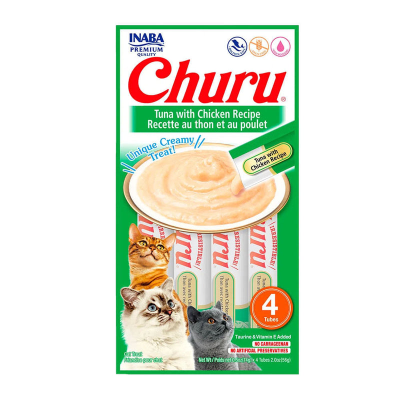 Churu Cat Atum Com Salmão 14g Unidade Gatos