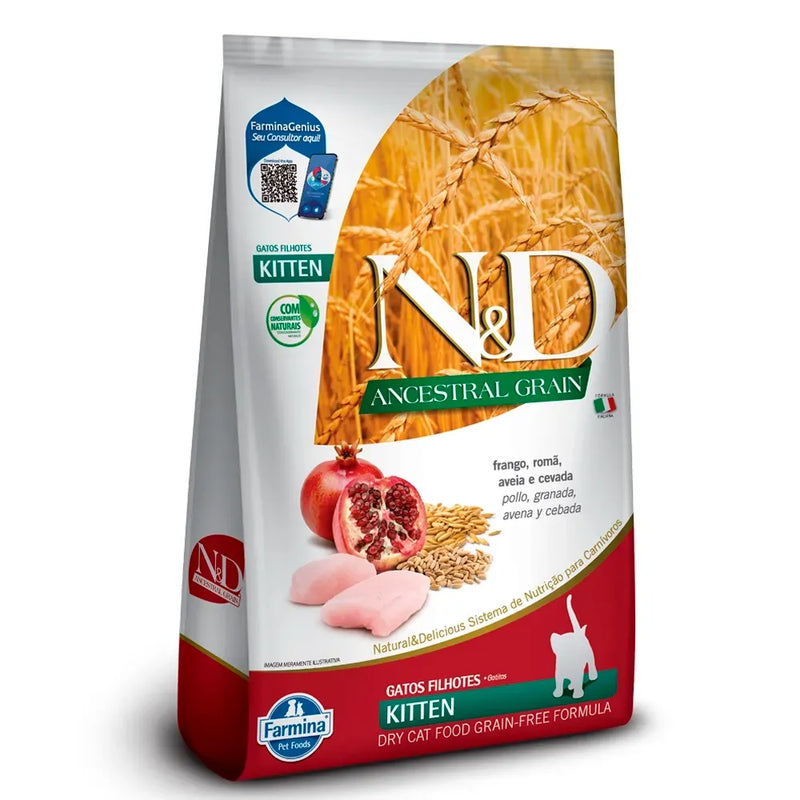 Ração N&D Ancestral Grain Cães Adultos Mini Sabor Cordeiro 2,5 Kg