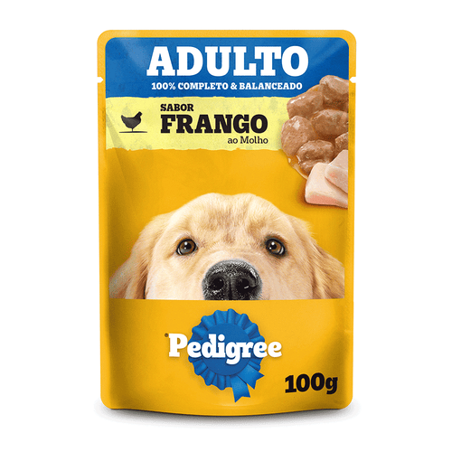 Sachê Pedigree Adultos 7+ Sênior Raças Pequenas Carne 100g