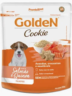Cookie Cães Filhotes Salmão e Quinoa Golden Premier Pet 350g